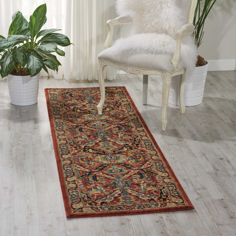 Oriental Indoor Rug, Runner 2'3" x 8'
