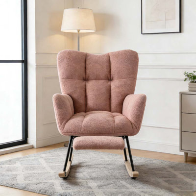 Chaise berçante pour salon d'intérieur