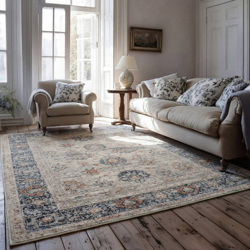 Tancy Abstract Cotton Machine Tufted Area Rug, 80cm x 150cm