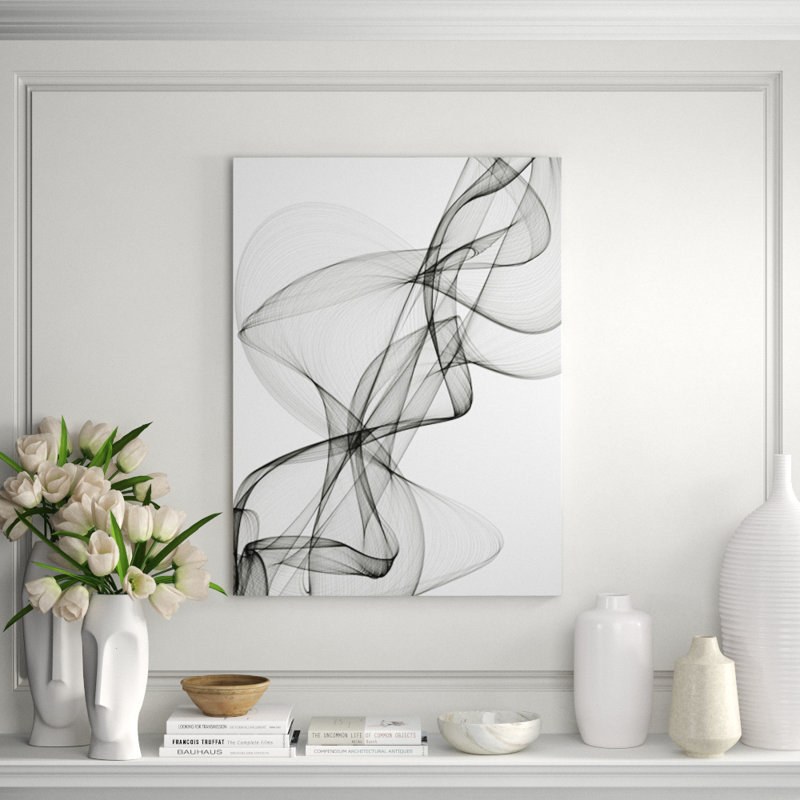 Smoke " Smoke ", 36" H x 24" W x 1.5" D