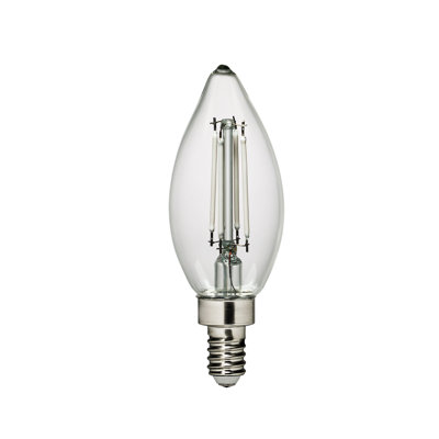 Ampoule à culot candélabre E12 à culot candélabre blanc chaud E12 de 3 W à 3 000 K de Visual Comfort & Co.