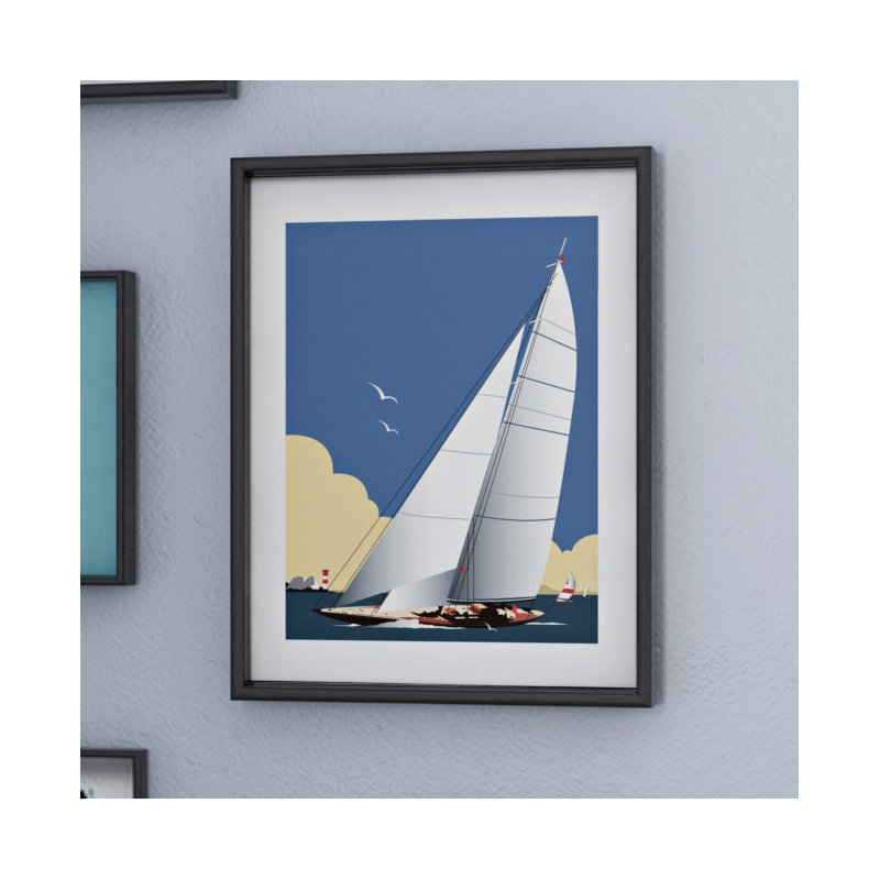 Dave Thompson - Single Picture Frame Print, Black