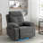 Power Recliner Glider Chair With Bluetooth Speaker 270 Degree Swivel With LED Light Side Arm With Storage Pockets USB+Type C Charging Port Button Control Retractable Footrest Adjustable Backrest-1330295644
