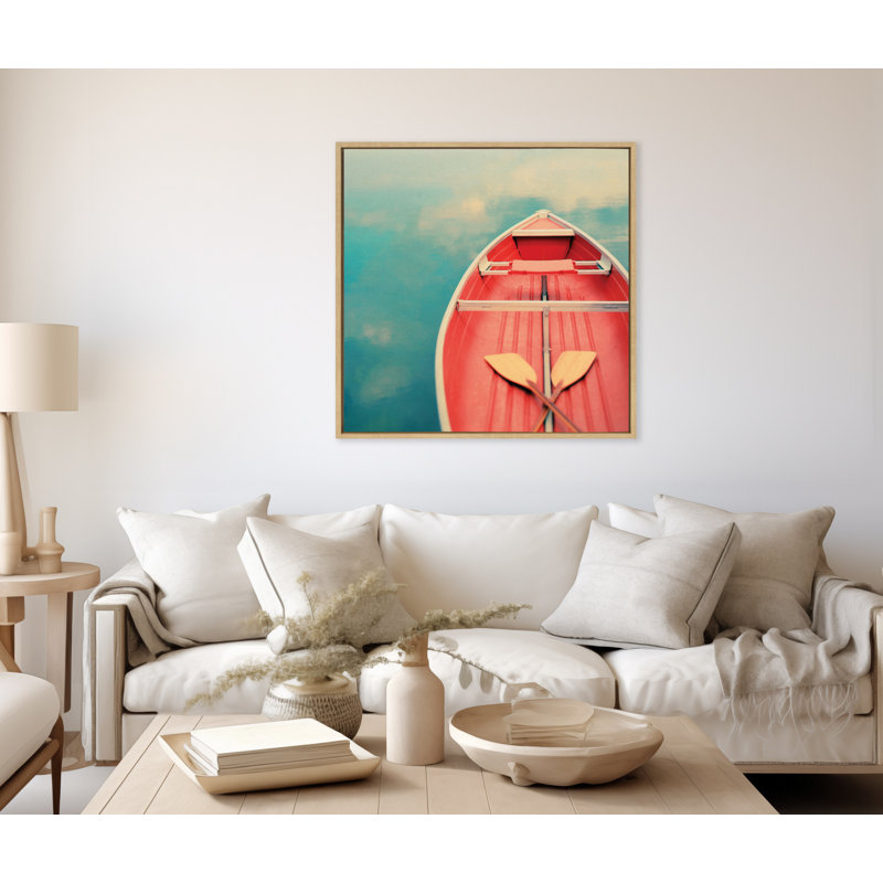 «Floating on a Cloud» par Alicia Bock, reproduction d'art sur toile encadrée