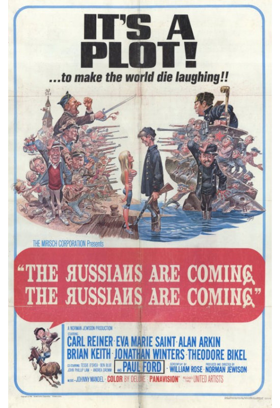 Affiche de film Les Russes arrivent - Les Russes arrivent (11 X 17) - Article # MOVAF9094