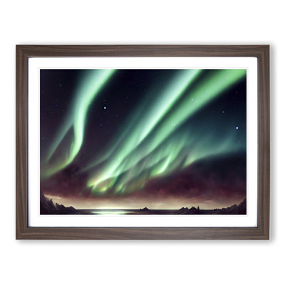 Beautiful Aurora Borealis - Single Picture Frame Print