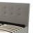 Upholstered Bed with Drawer in Gray-1711193320