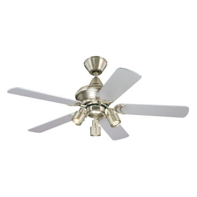 Ticonderoga 105 cm Ceiling Fan with Light Kit
