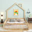 Lit plateforme en bois pleine grandeur avec garde-corps, naturel-735785318