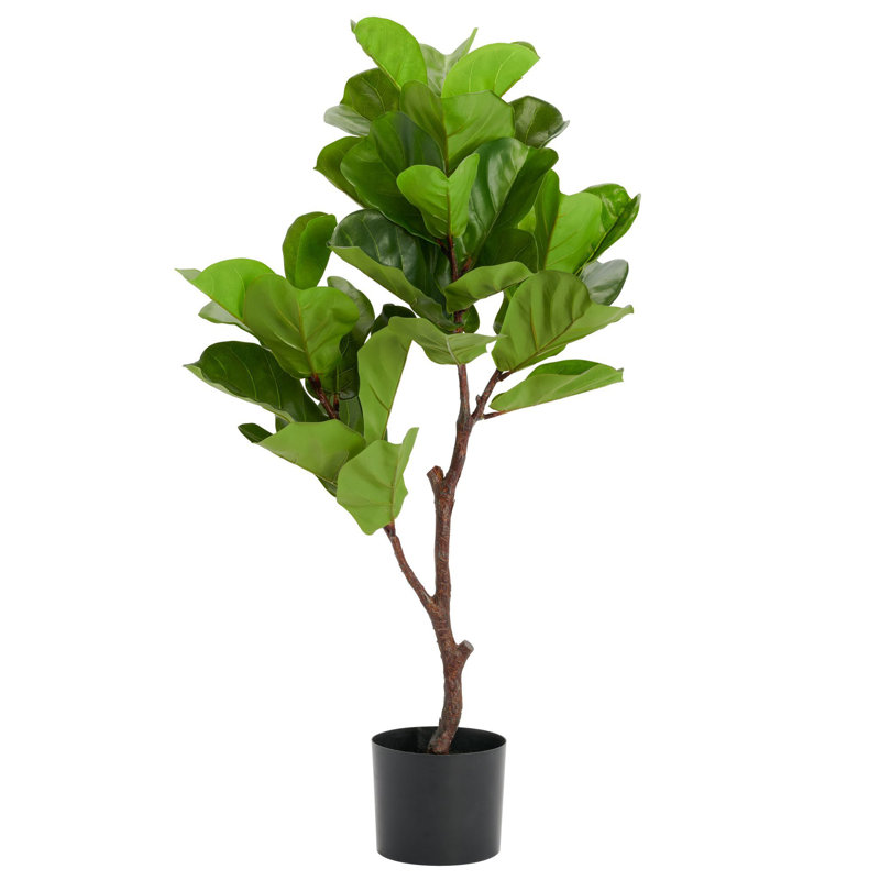 41'' Faux Fiddle Leaf Fig Tree in Pot