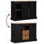 Sideboard HALDEN 2 Sliding Doors 112X40x80 Cm Solid Wood-1435730404