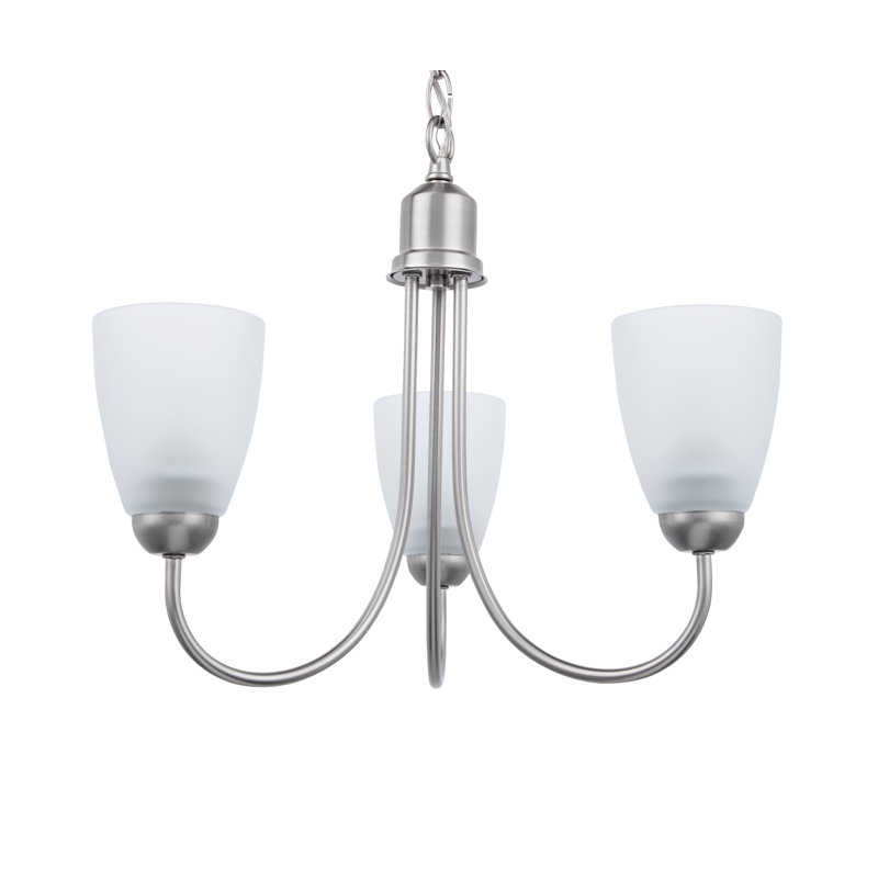 Lustre classique à 3 lumières avec abat-jour Irely