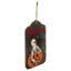 Enseigne murale 9,75 "squelette et citrouille d'Halloween