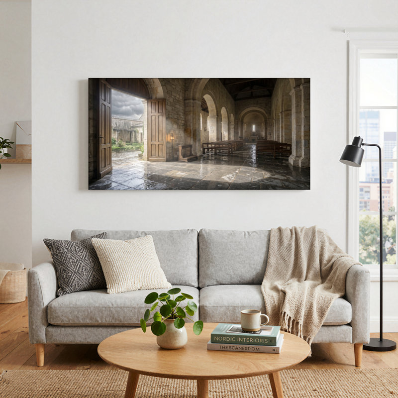 Ensemble de 1 tableau sur toile pour l'intérieur d'une église, L 32 po x H 16 po, Wrapped Canvas