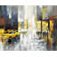 Napperon Rainy Busy Street