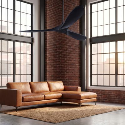 Ventilateur de plafond 52 po intérieur / extérieur moderne et élégant 52 pouces avec télécommande ABS
