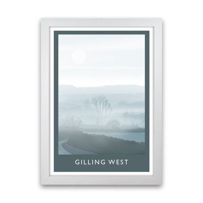 Gilling West (Winter) Portrait by Richard O'Neill - Print