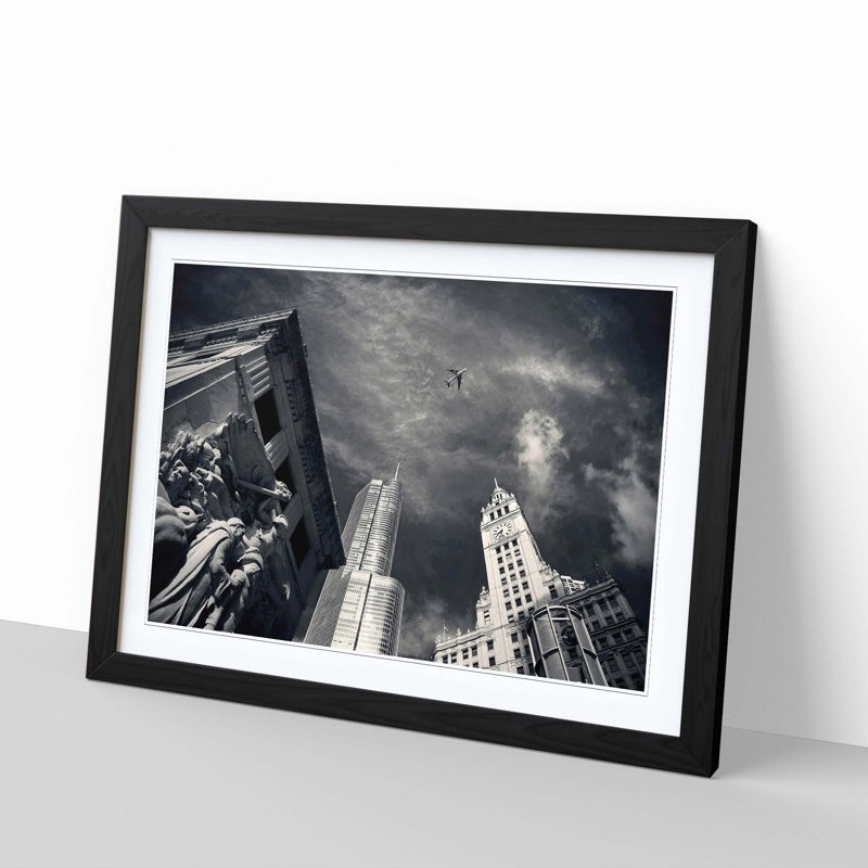 Single Picture Frame Print, Black
