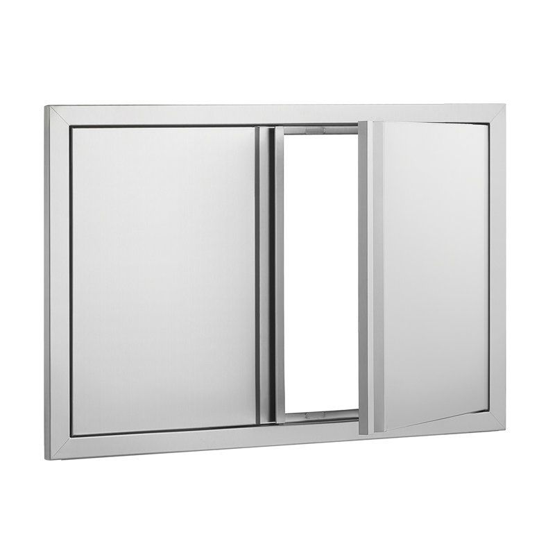 Porte d'accès pour barbecue en acier inoxydable, H 4,25 po x l 30,51 po x P 23,03 po