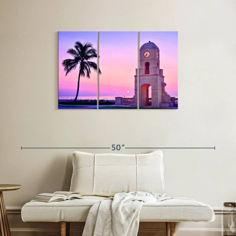 Palm Beach Sunrise, H 24 po x l 38 po
