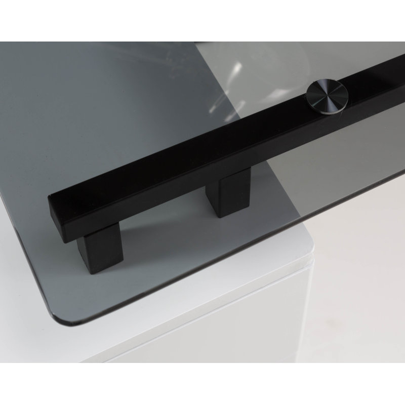 Brabham Curved Glass Computer Desk