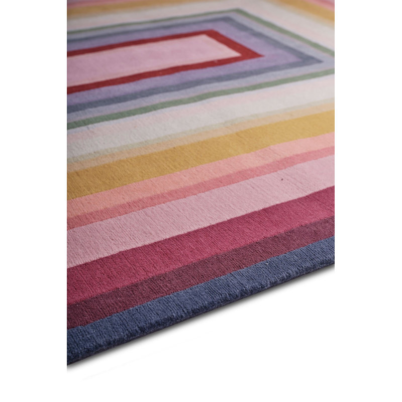 Paul Smith Prisma Mulberry Area Rug, Rectangle 6' x 9'