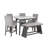 Jasmine Grey Bar Bench