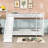 Twin Over Twin Metal Bunk Bed With Slide, Convertible Loft Design And Safety Guardrail-1649801302