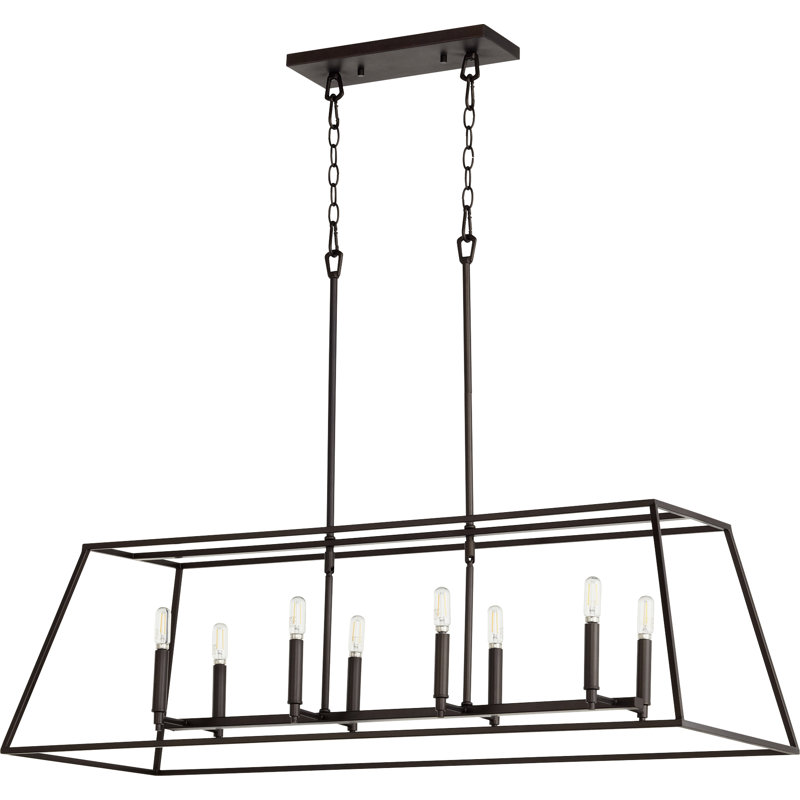 Arletta 8 - Light Kitchen Island Pendant, Oiled Bronze