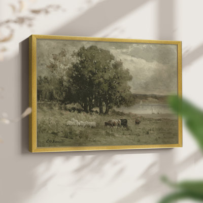Paysages rétro-DCCXIV-Reproduction encadrée - réarmable
