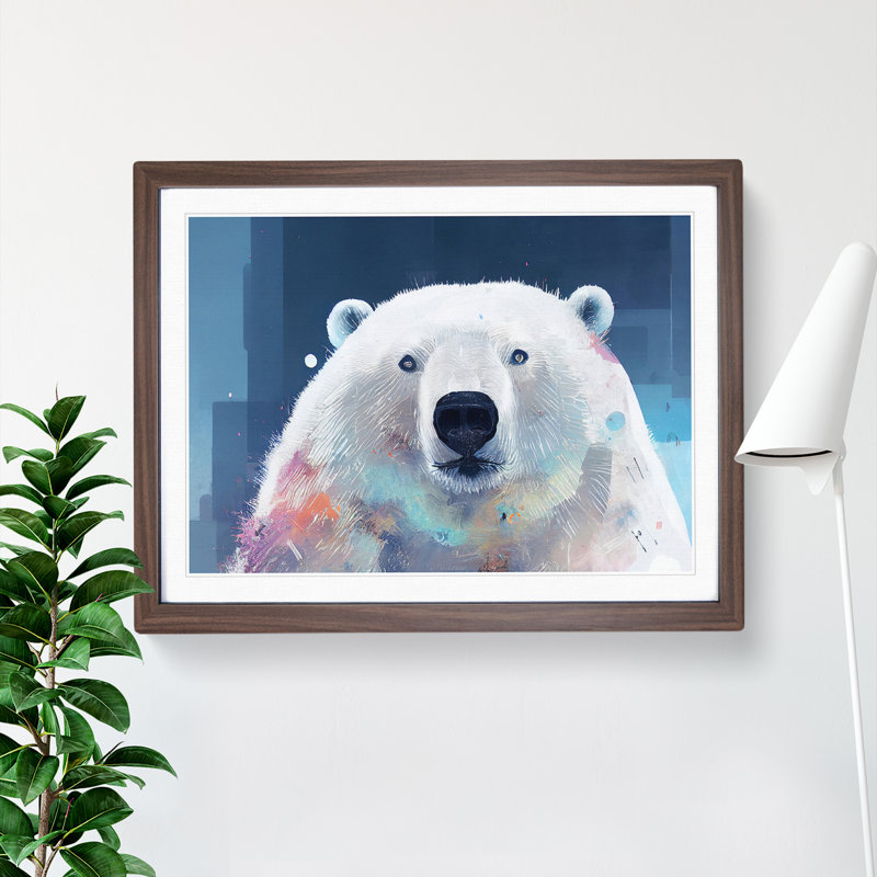 Polar Bear Vol.4 - Framed Print, Brown