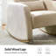 Chaise berçante moderne en polyester Rod-1244569212