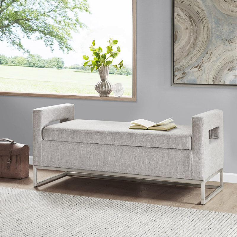Banc de rangement à fermeture douce