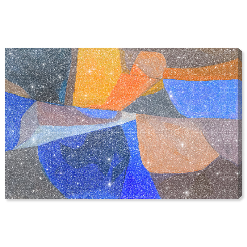 Patchwork Dream III Canvas Abstract Print by Oliver Gal, Black Frame, 15 x 10, 36"H x 54"W, Canvas Unframed