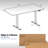 Vivo Electric Stand Up Desk Workstation-549592351-549592336-549592338