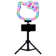 Davaughn 10 Inch RGB Desk Ring Light with Stand and Phone Holder LED Selfie Light with Rainbow Color