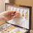 Black Walnut Wooden Lockable Jewelry Box, 3 Layer Organizer with Lock and Key for Necklaces Rings Earring Watches Bracelets.