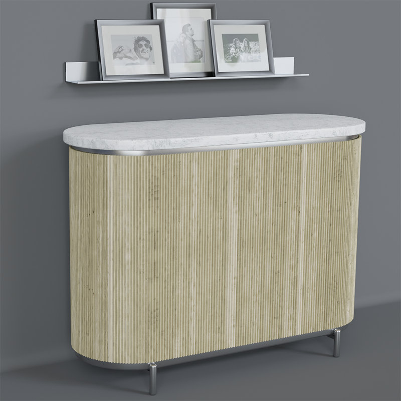 Tambour double à billes de 1/4 po de profondeur (l 12 po x L 96 po), Peuplier naturel