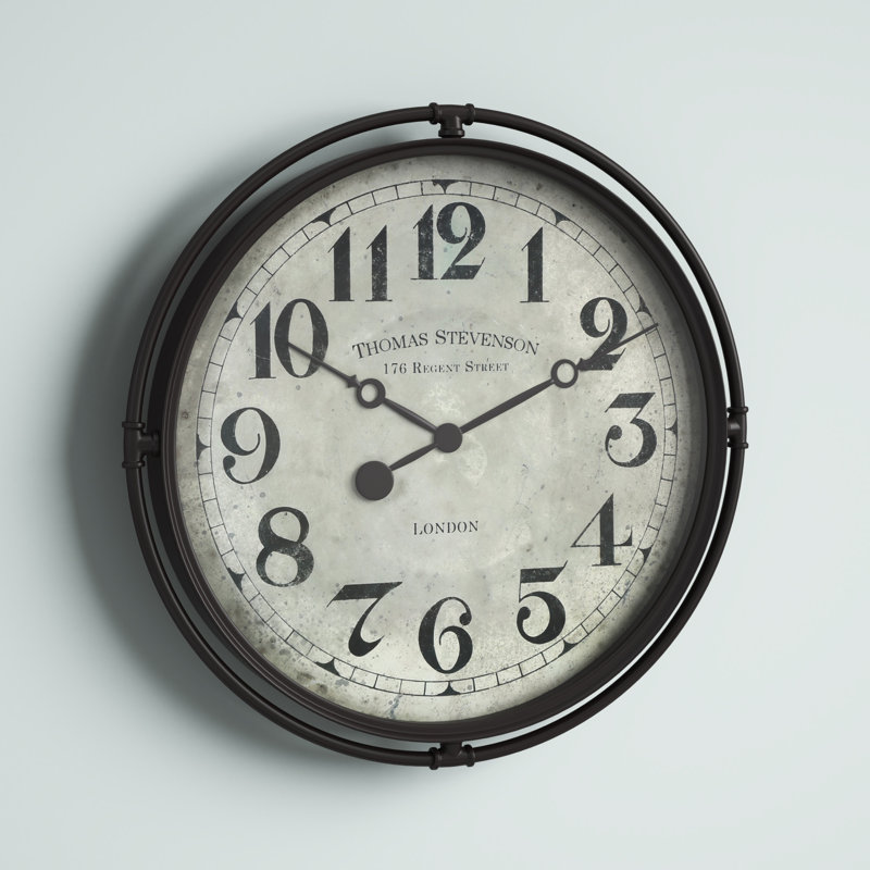 Zella Metal Wall Clock