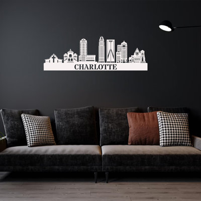 Charlotte Skyline  Wall Art
