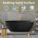 65" X 29" High-Quality Solid Surface Freestanding Tub With Ultra-Thin Edge For Ultimate Relaxation