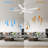 56'' Ceiling Fan with LED Lights-91022863