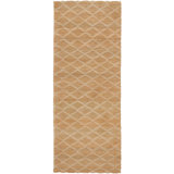 Ricochet Jute / Sisal Geometric Area Rug in Yellow/White