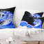  Coussin abstrait en acrylique