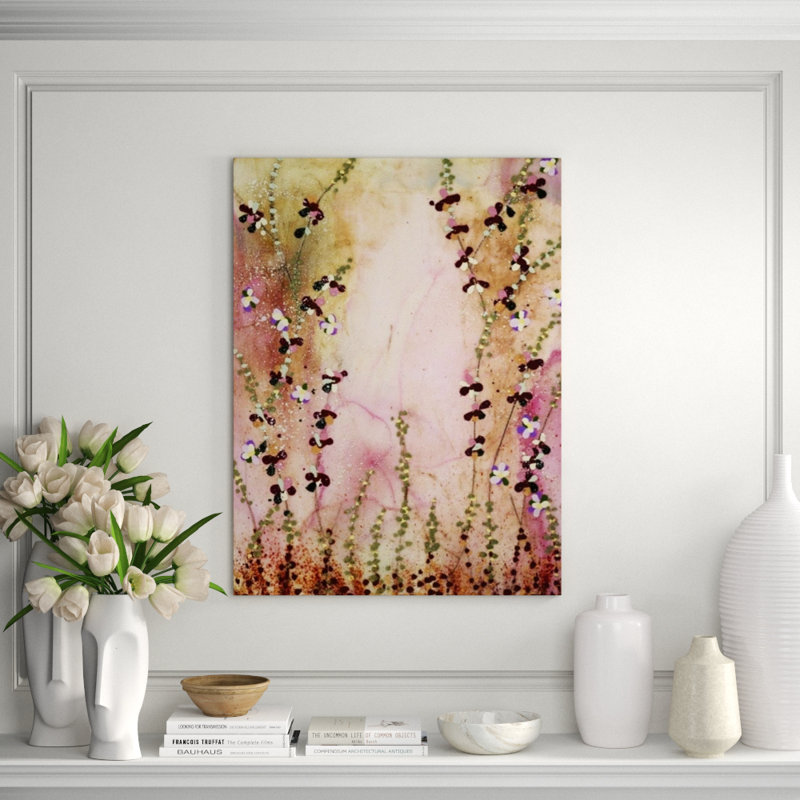 Fanciful Print by Mary Farmer, Glass Coat, 40" H x 30" W