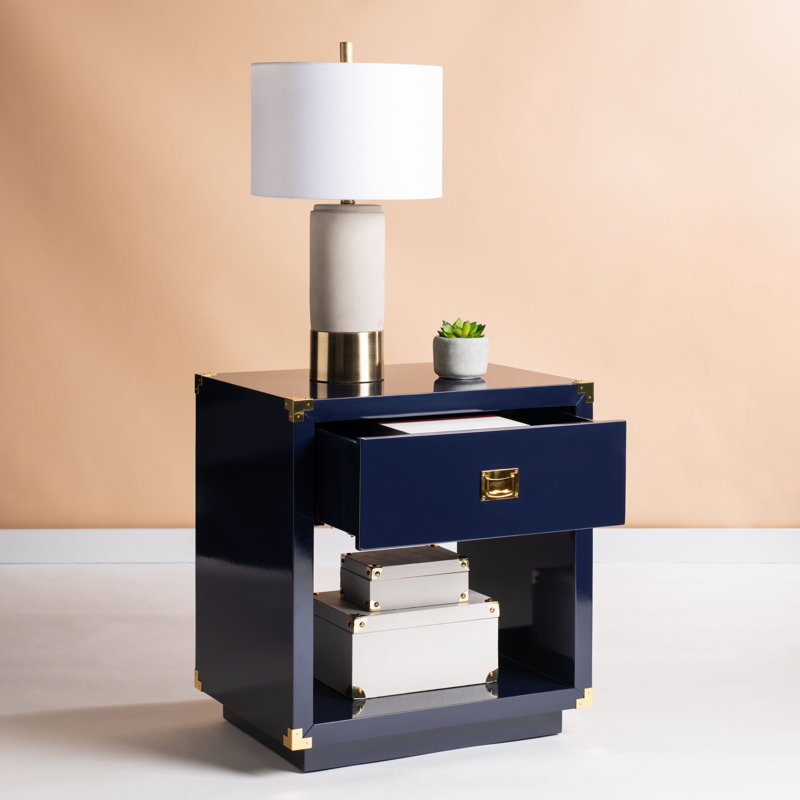 Table de bout avec rangement Lella Block