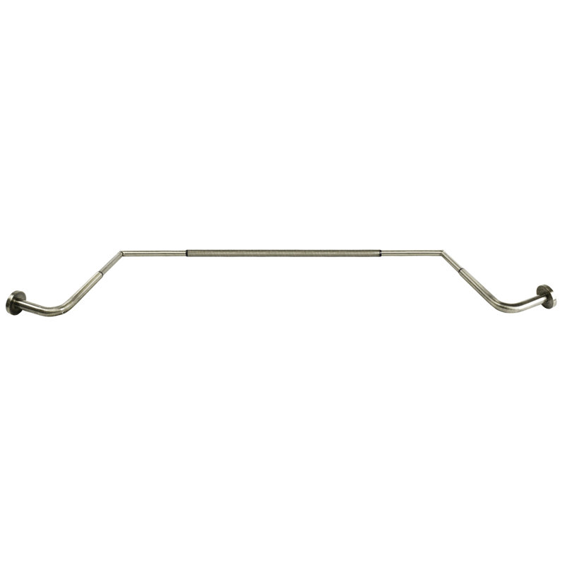 Tringle à rideaux simple Adosinha, Nickel brossé