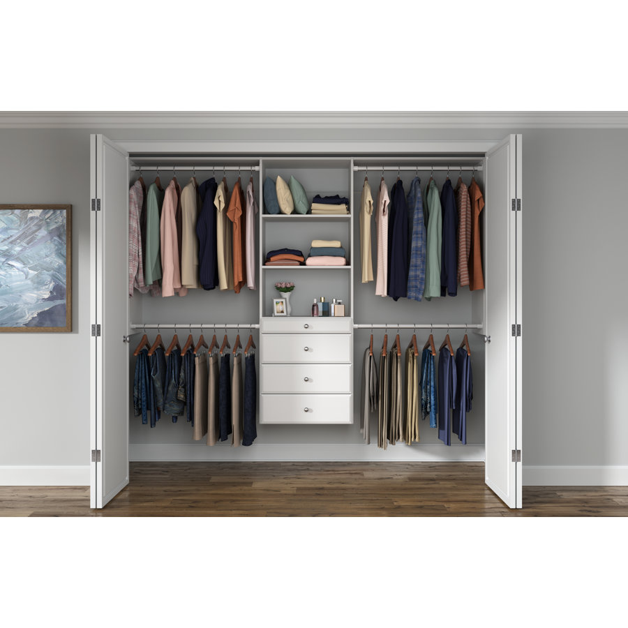 Grid 48'' - 96'' Closet System (Can Be Cut To Fit)