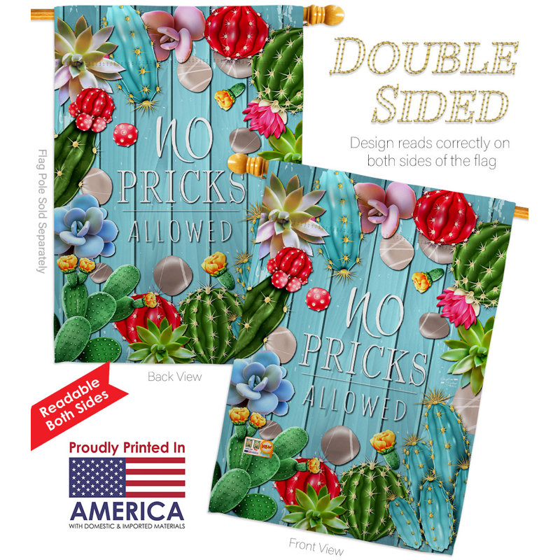 Drapeau de maison à 2 côtés en polyester / mélange de polyester 40 po x 28 po