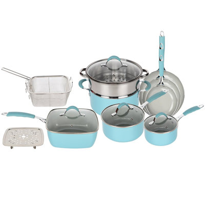 Wiltraud 14 - Piece Aluminum Cookware Set